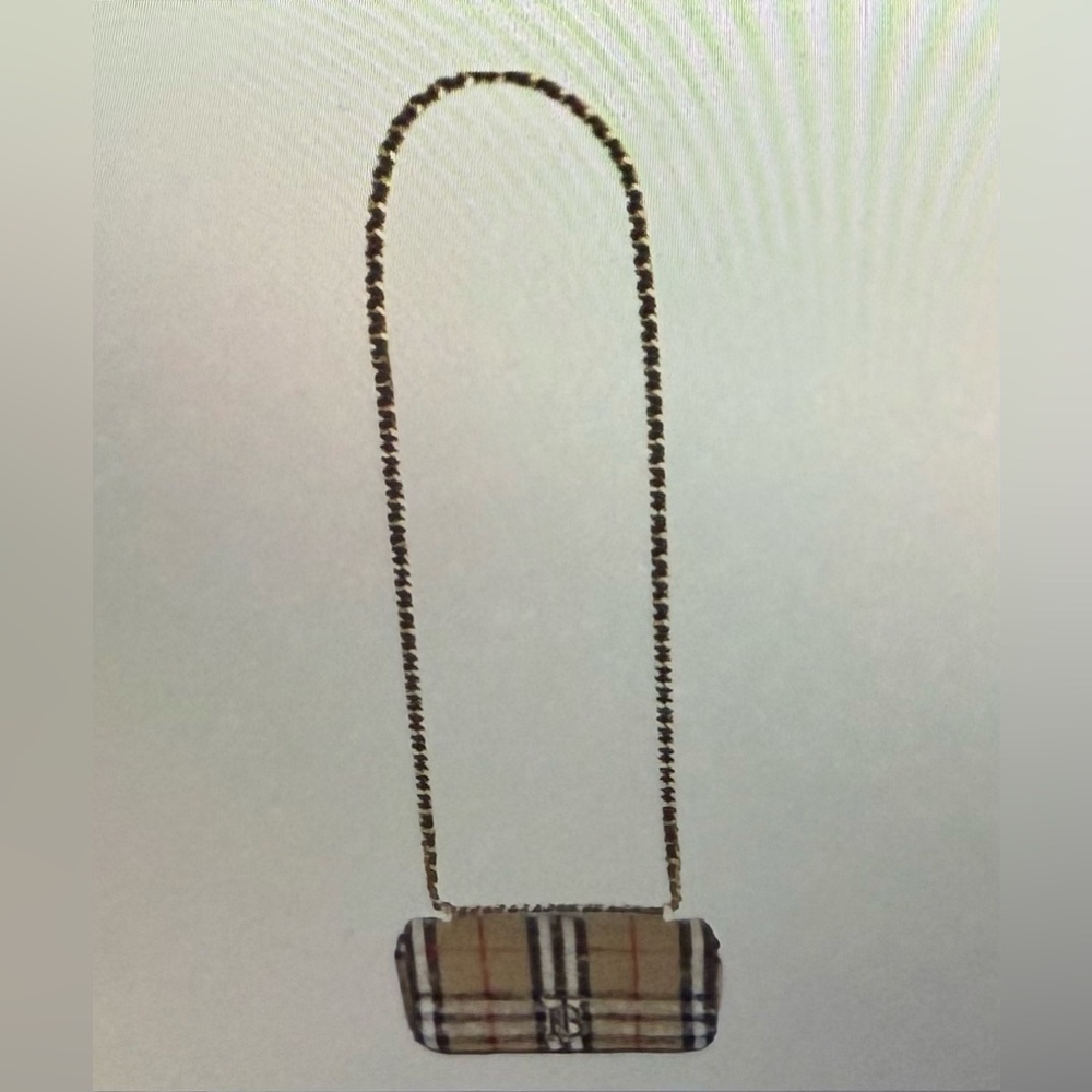 NWT‎ Burberry Mini Boucle Lola Crossbody Bag with box and dust bag - Picture 5 of 16